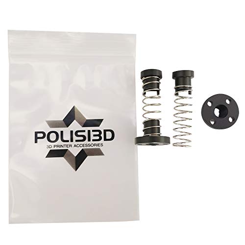 POLISI3D 2-Pack TR8x4 T8 POM Anti Backlash Nuts for Ender 5 / Pro/Plus 3D Printer, Pitch 2mm Lead 4mm Threaded Rod Eliminate The Gap Spring (4mm Lead of Thread) - Image 2