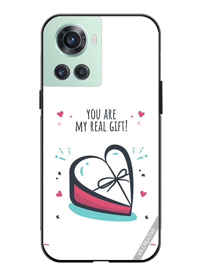 VR CREATIVE Protective Case Cover For OnePlus 10R My Real Gift Design Multicolour - Image 1