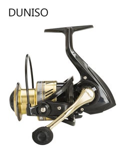 DUNISO Spinning Fishing Reel Wheel 5.2:1 Gear Ratio, Highstrength Plastic Reel Body Metal Anti-Slip Wheel Grip for Seawater Freshwater-4000  - Image 1