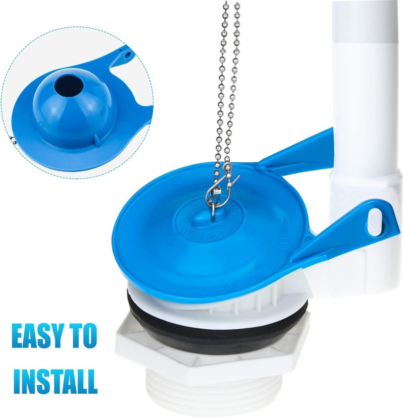 Ullnosoo Toilet Flapper Replacement for Gerber, 2 Pack 3 inch for Gerber 99-788 with 2 Toilet Handle Chains Rubber Water Saving, Easy to Install - Image 5