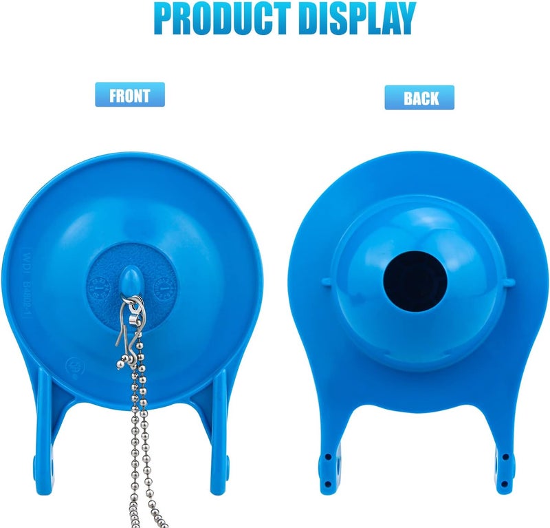 Ullnosoo Toilet Flapper Replacement for Gerber, 2 Pack 3 inch for Gerber 99-788 with 2 Toilet Handle Chains Rubber Water Saving, Easy to Install - Image 3