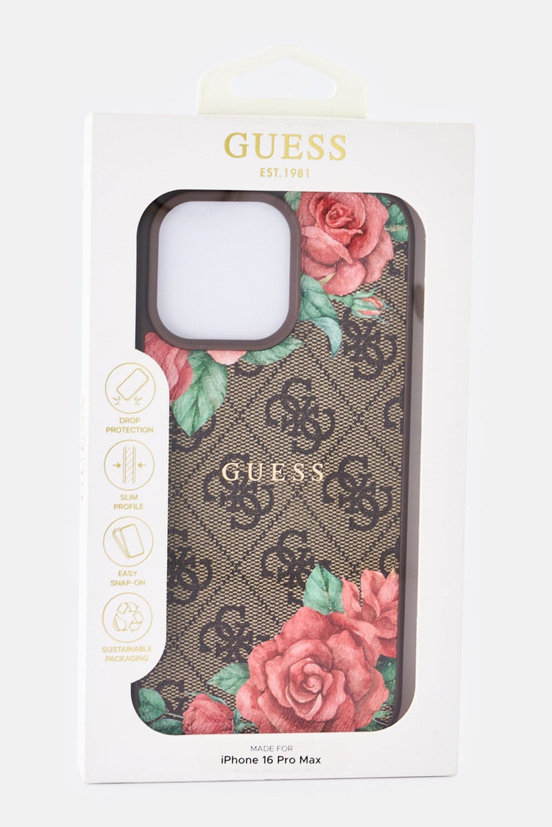 GUESS iPhone 16 Pro Max Brand Logo Protective Case, Multicolor - Image 2