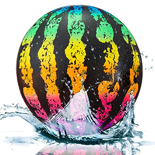 Sumind Swimming Pool Gaming Ball 9 Inch Underwater Pool Toy Ball with Hose Adapter, for Under Water Passing, Dribbling, Diving, Pool Game for Teen Adult(Gradient Style) - Image 1