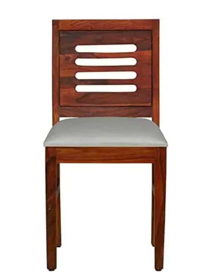 Umark umark Furniture Wood Dining Chair Single only Wooden Chair Students Study Chair Home Office Chairs Outdoor Chair Dining Room Furniture Honey Finish Solid sheesham Wood  - Image 1