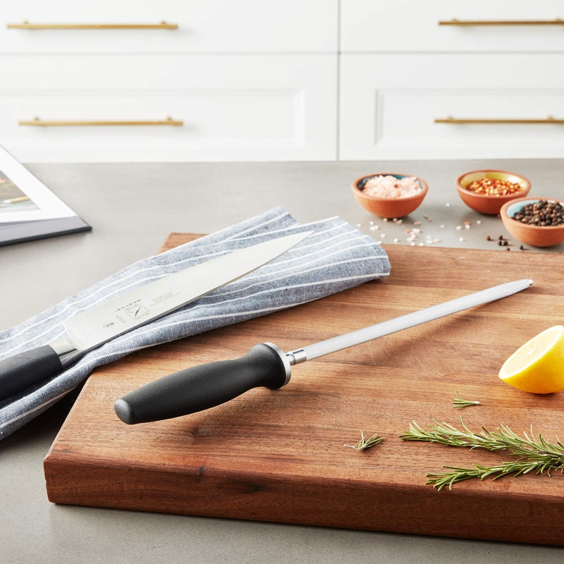 Mercer Culinary Mercer Genesis Knife Sharpening Steel, 10 Inch M21010, 10-inch, Multi - Image 2