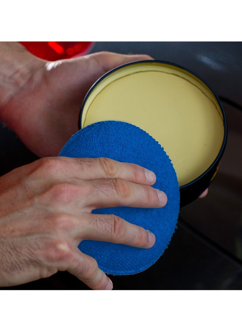 Excefore Microfiber Car Detailing Applicator Pads, Car Wax Applicator, 5 Inch Diameter, 12 Pack, Royal Blue - Image 3