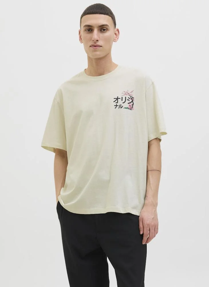 JACK & JONES Jorfuji Crew Neck T-Shirt