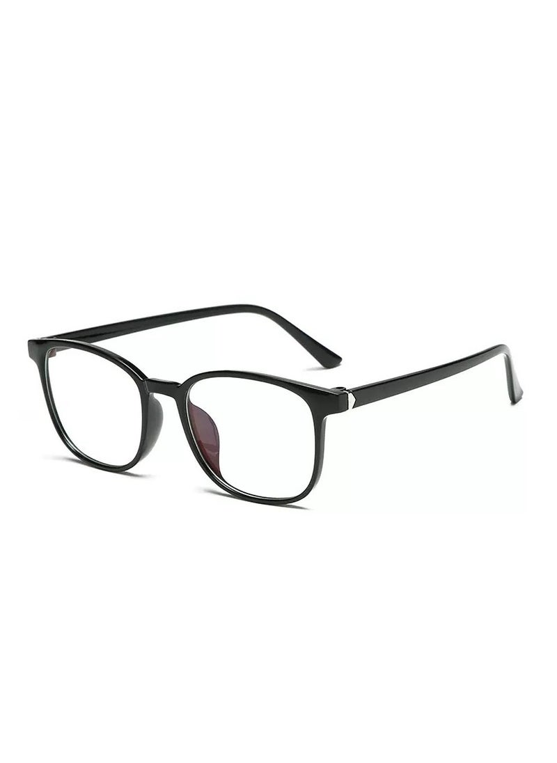 LAIAOCISI Square Frame Eyeglasses - Lens Size: 40 mm Black  - Image 1
