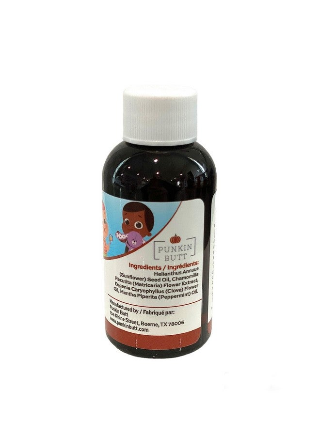 Punkin Butt Teething Oil - 2 oz - 100% Natural, for Babies - Proprietary Blend Includes Chamomile, Sunflower, Peppermint, and Clove - Baby Teething Relief with No Added Chemicals (2 Ounce) - Image 3