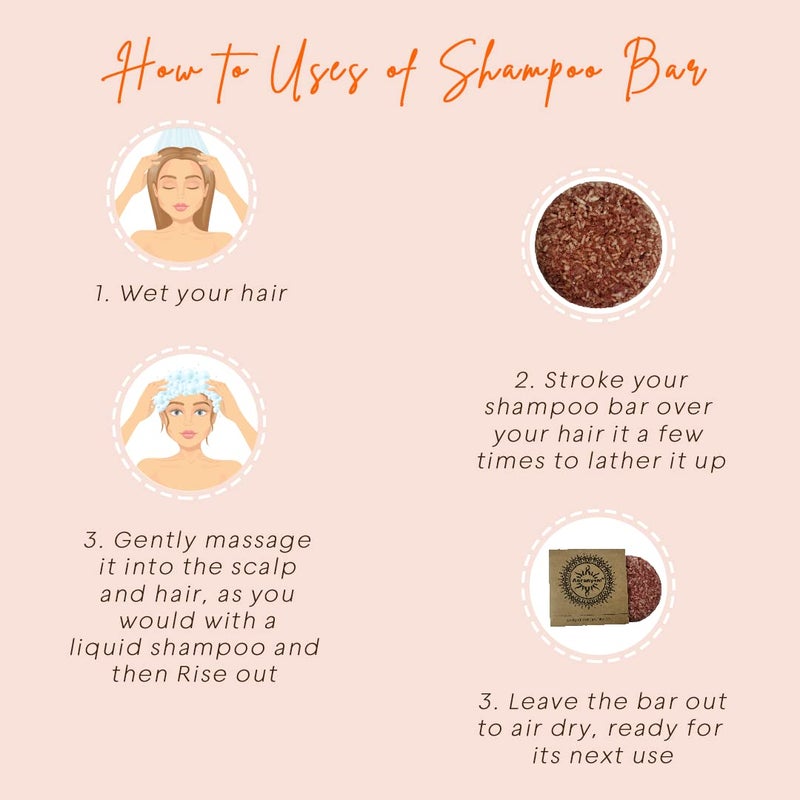 Aaranyam Hibiscus shampoo bar 100g Biodegradable Plastic free Packaging herbal shampoo for hair growth eek  Solid Shampoo Bar PACK OF 3 PCS - Image 4