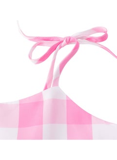 Loquat Barbie Dress For Children's Cosplay Clothing DJS121 Barbie dress + tiara + necklace Pink  - Image 3