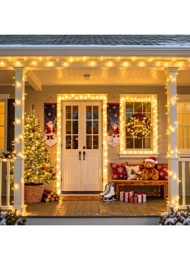 2 Pack Ramandan Decorations Lights, Total 66FT 160 LED Fairy String Lights Battery Operated, Battery Twinkle Christmas String Lights for Indoor Outdoor Party Bedroom Garland Tree - Image 4