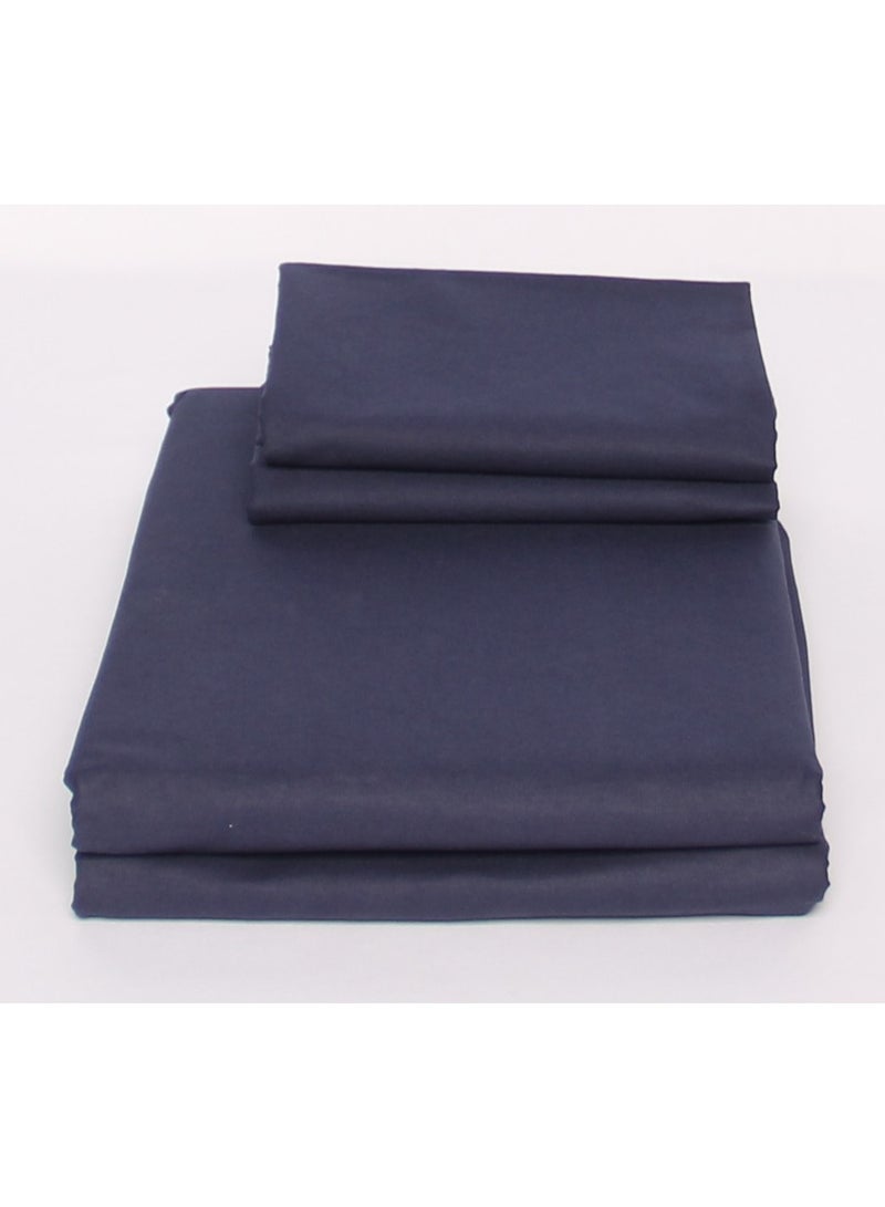 300 TC Premium Giza 86 Egyptian Cotton Fitted & Flat Percale Bed Sheets – 3 Pcs, Ultra-soft, breathable, and luxurious bedding set crafted from long-staple Egyptian cotton for a restful, sophisticated sleep.