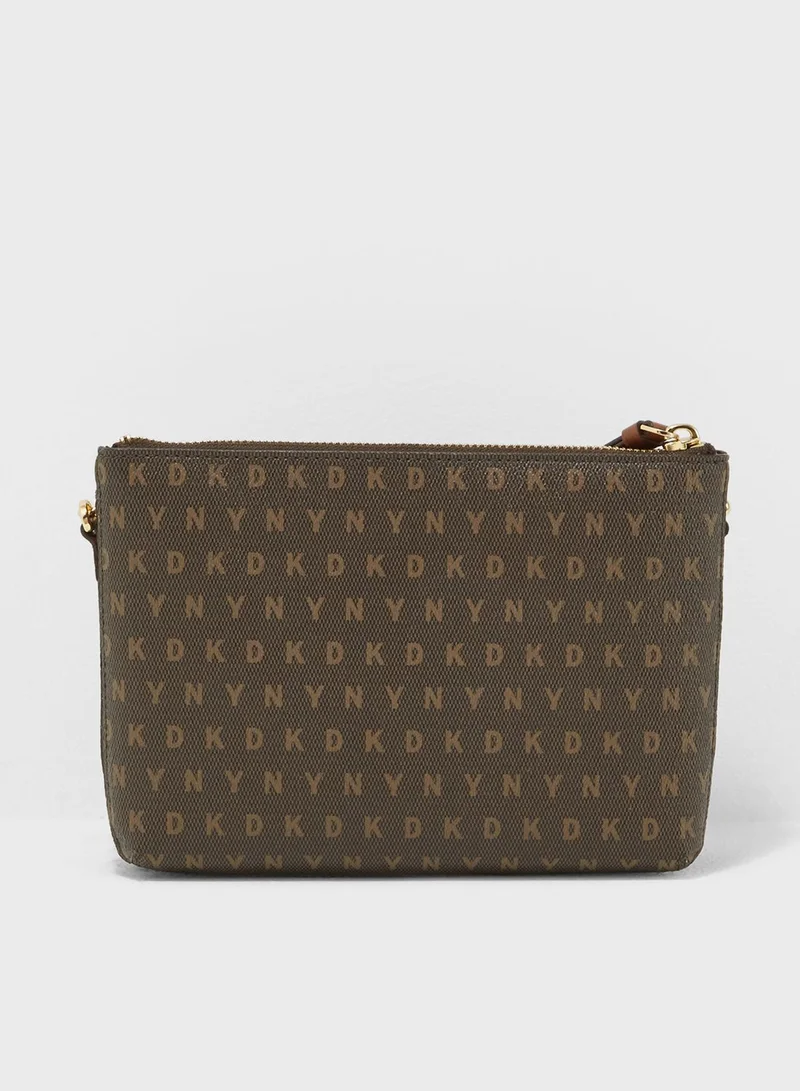 DKNY Triple Zip Crossbody