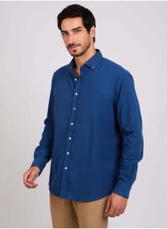 Men Regular Fit Shirt - Navy - pzsku/Z495F5F85980A6FDBF80DZ/45/_/1729508178/267ccd29-1d14-4d8a-8f56-2373e1bfbbc5