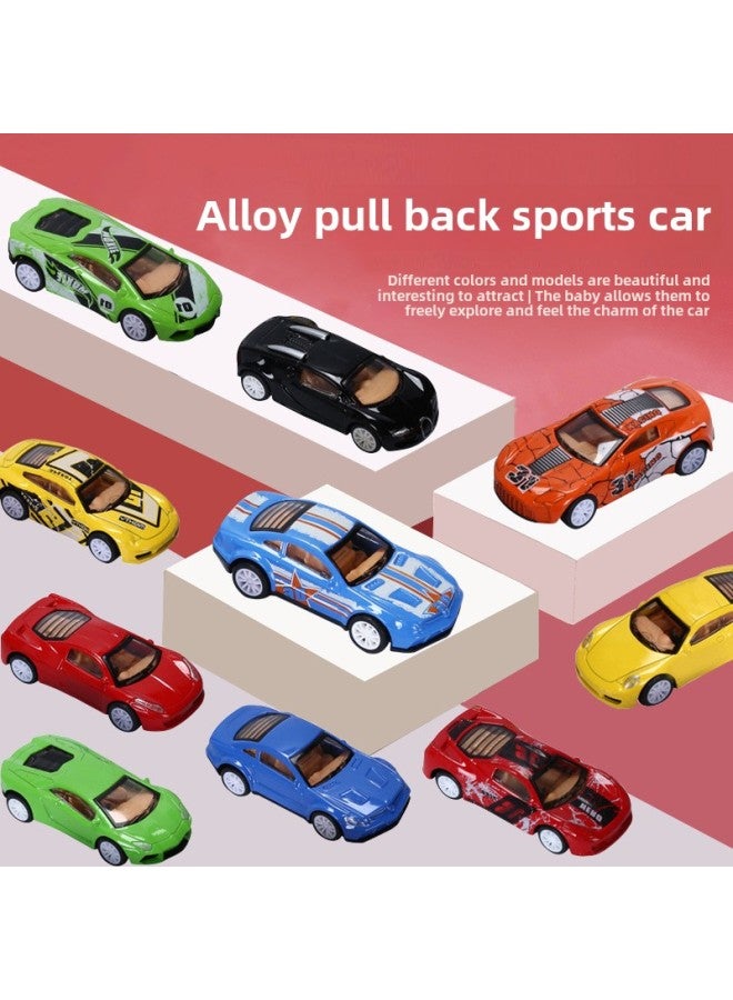 Mini Alloy Car Model Racing Car Simulation Children's Toy Gift Box Boys Car Toy 4-7cm Force Control Non-Electric-Color:Group A: 1 Car Film Bag (1 Shot And 1 Color Randomly)  - Image 2
