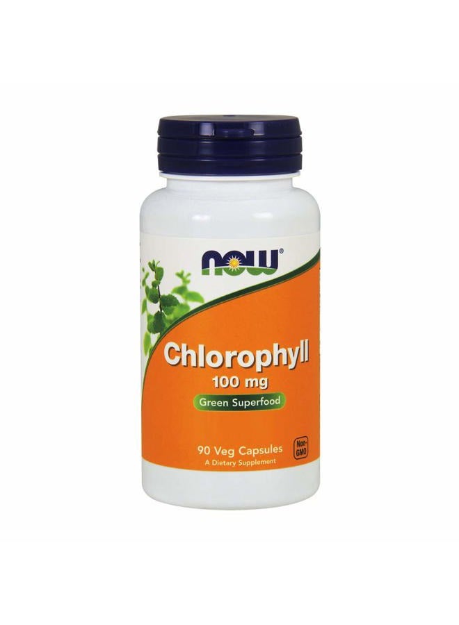 now Foods Chlorophyll 100 mg Caps, 90 ct - Image 1