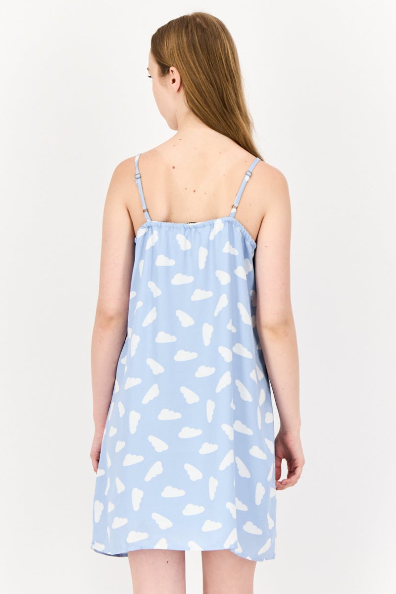 ONLY Women Allover Print Mini Dress, Multicolor  - Image 3