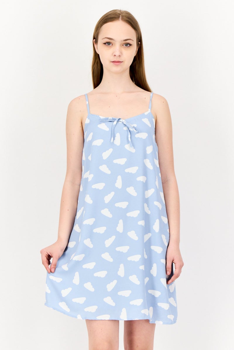ONLY Women Allover Print Mini Dress, Multicolor  - Image 1