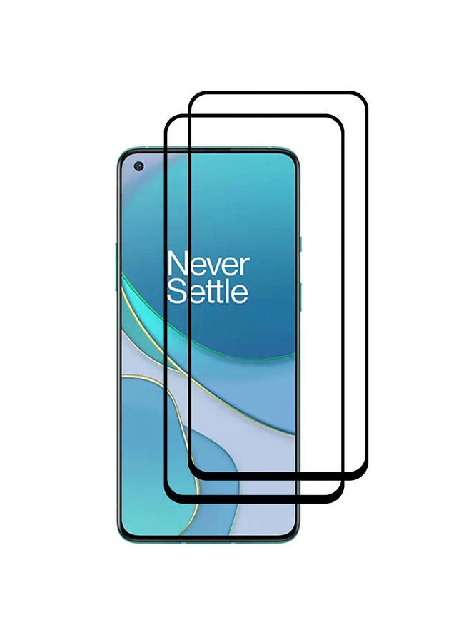 NIBEMINENT 2-Pack Tempered Glass Screen Protector For OnePlus 8T Clear - Image 1