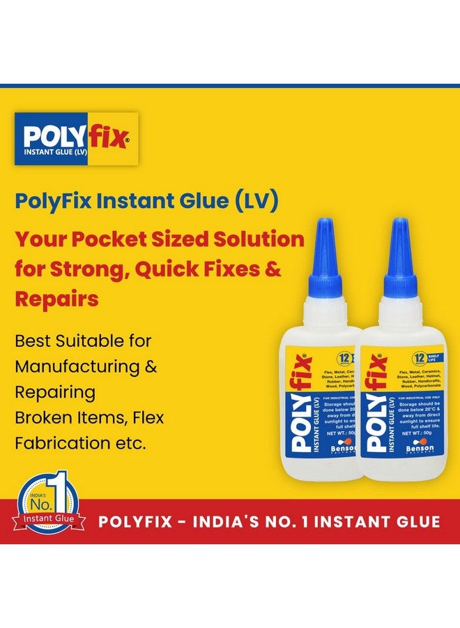 POLYFIX Polyfix Low Viscosity Glue For Acrylic Pasting, flex bonding | Fast Drying, bonds in seconds, waterproof| For Footwear, Helmets, Toys, Handicrafts, Ceramic & Porcelain Pasting & Repair etc. 125g - Image 3