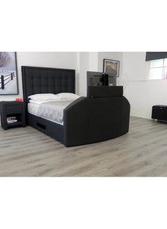 Havana Beds And Upholstery Hudson TV Bed Luxury Handmade King Bed (Suitable Mattress fit :180 cm x 200 cm)  - Image 1