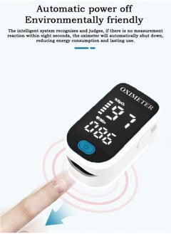 Ocean Finger Pulse Oximeter, Medical Pulse Meter, Finger Clip Pulse Oximeter Monitor for Adults and Child, Portable Digital Reading LED Screen Heart Rate Monitor for Home, Sports and Travel Use  - Image 5