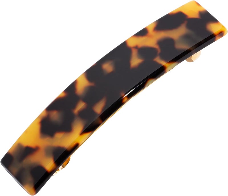 France Luxe Classic Rectangle Hair Barrette in Tokyo - Elegant French Design for Everyday Wear - Image 1