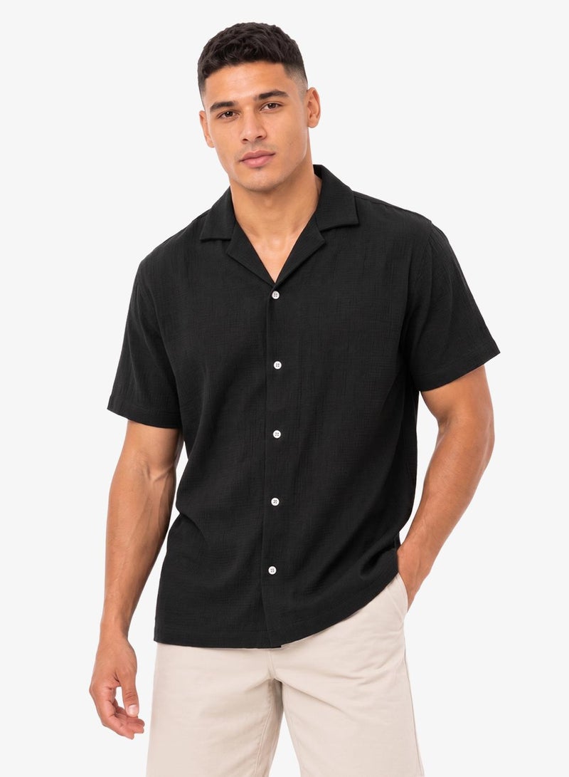 JACK & JONES Striped Short Sleeve Shirt - Image 1