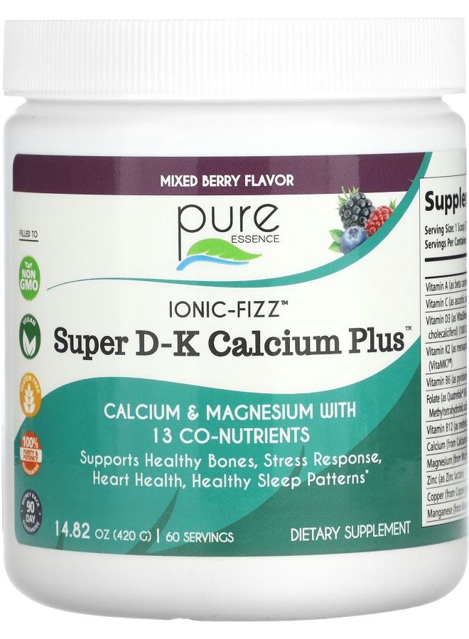 Ionic-Fizz Super D-K Calcium Plus Mixed Berry 14.82 oz (420 g)
