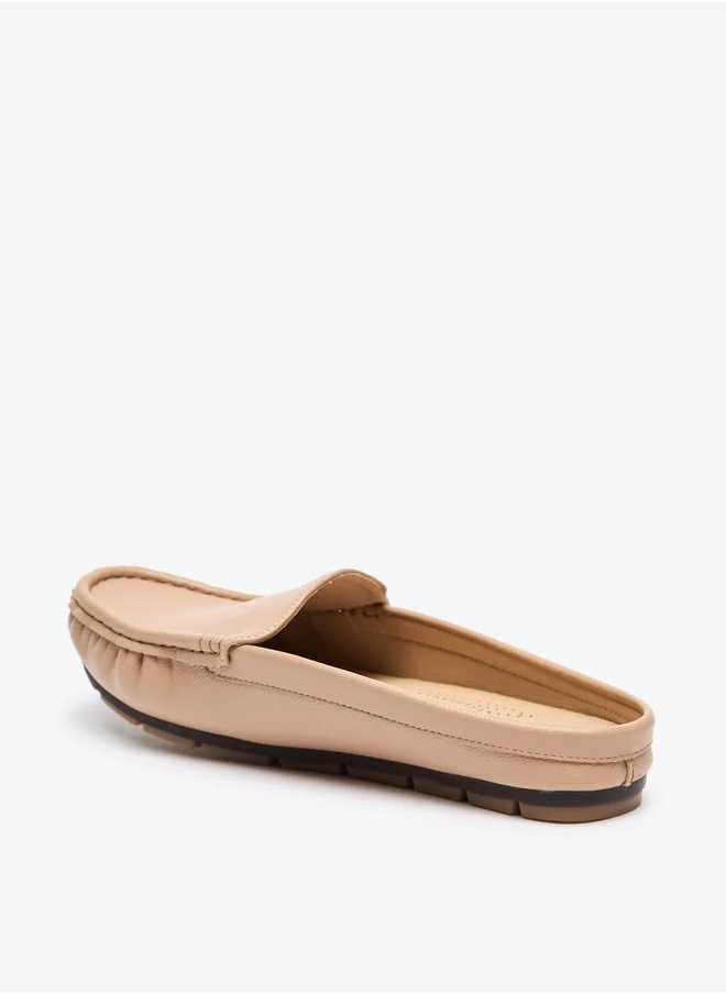 لو كونفورت Women Textured Slip-On Mules