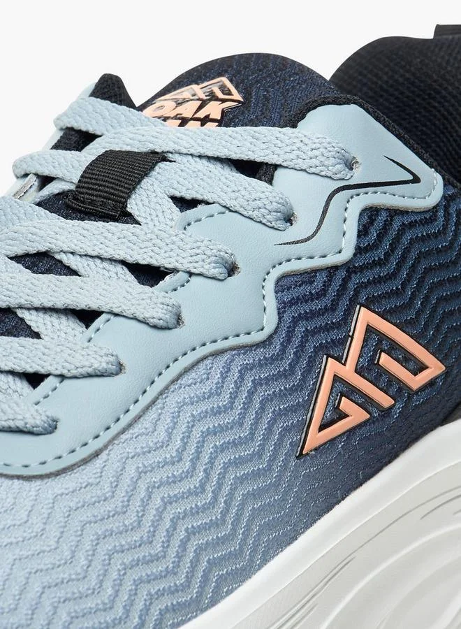 Oaklan by Shoexpress blue Women Ombre Shoes with Lace-Up Closure for Women | Best Price UAE