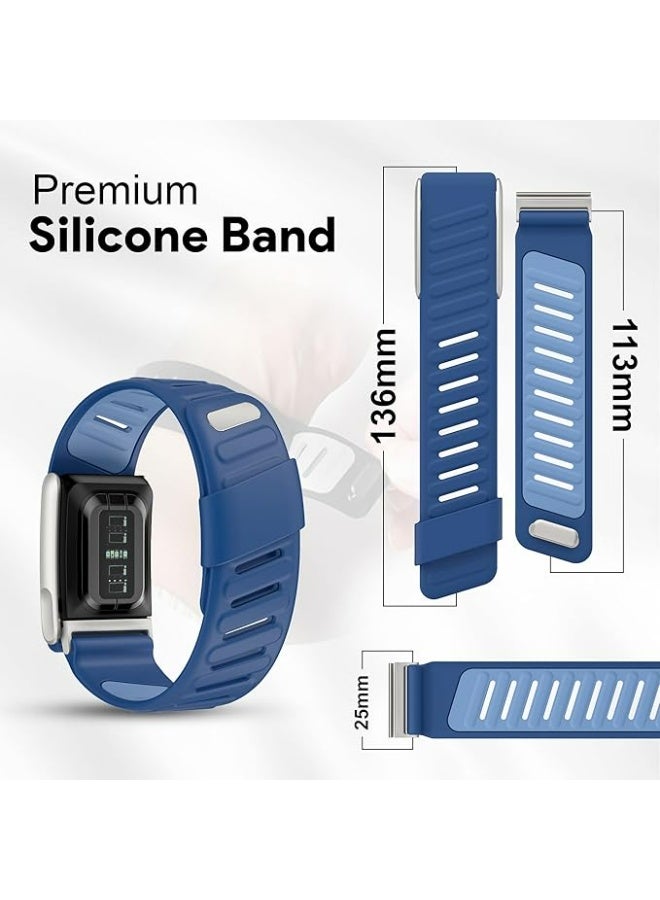 سوار سيليكون متوافق مع Whoop 5.0 Band، حزام رياضي مريح ومتين وقابل للتعديل من السيليكون للرجال والنساء، مع موصل على شكل حرف U - Image 3