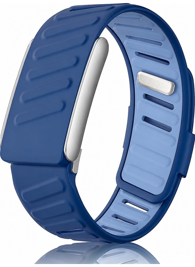 Silicone Wristband Compatible with Whoop 5.0 Band, Comfort Durable Soft Adjustable Silicone Sports Loop Strap for Men & Women, with U Shapped Connector - Image 1