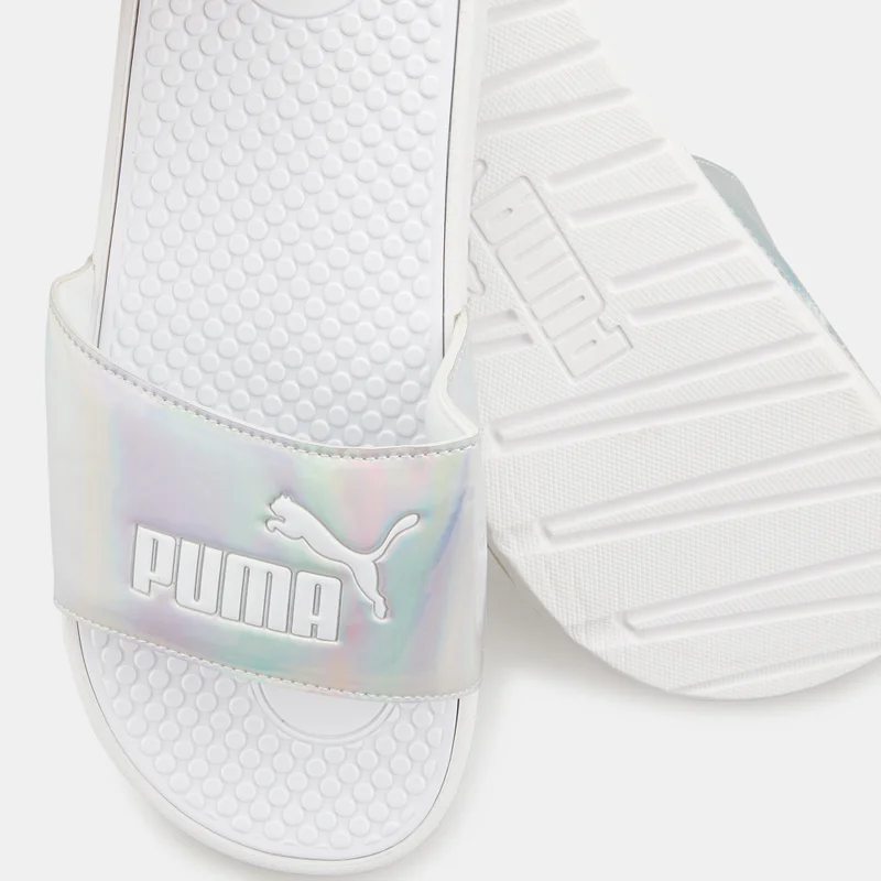 PUMA Women's Cool Cat Distressed Slides
