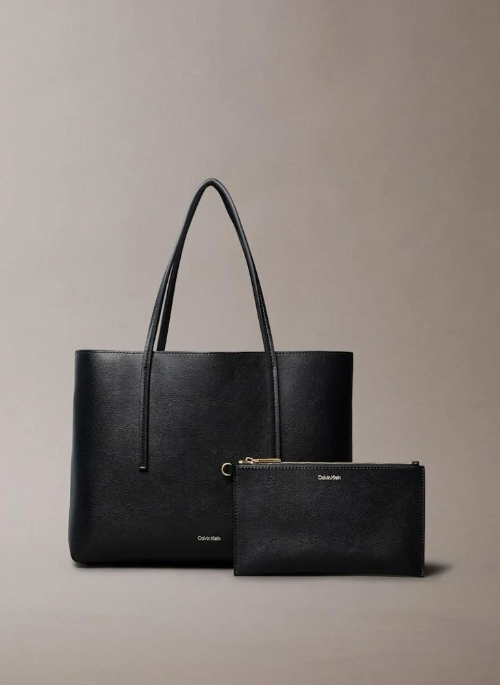 CALVIN KLEIN Logo Foil Small Tote