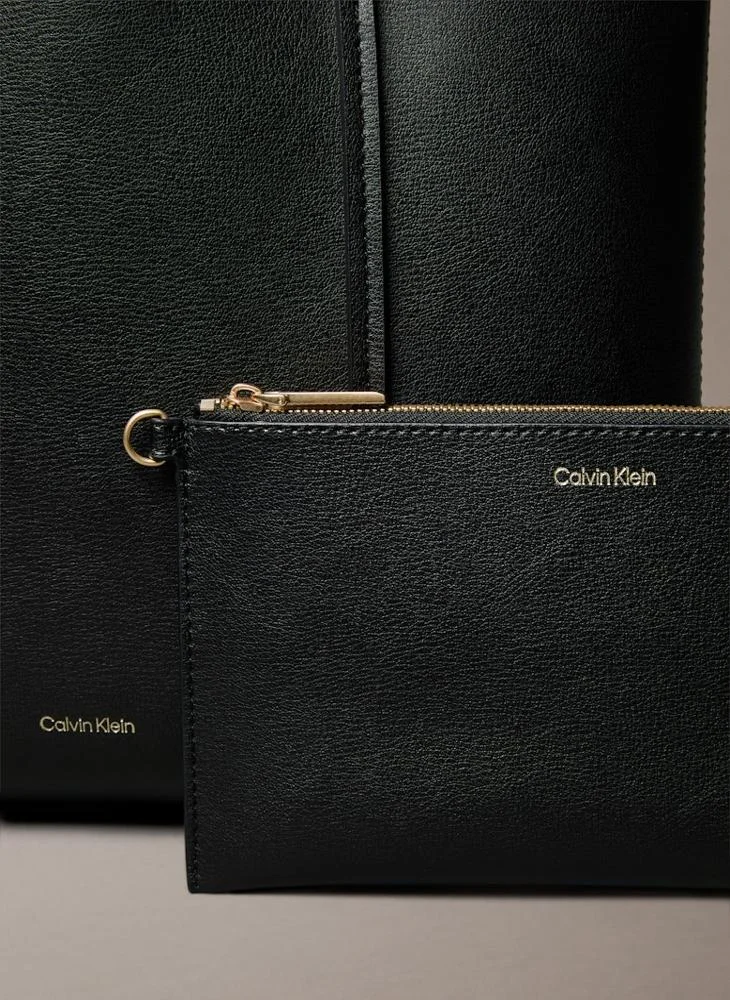 CALVIN KLEIN Logo Foil Small Tote