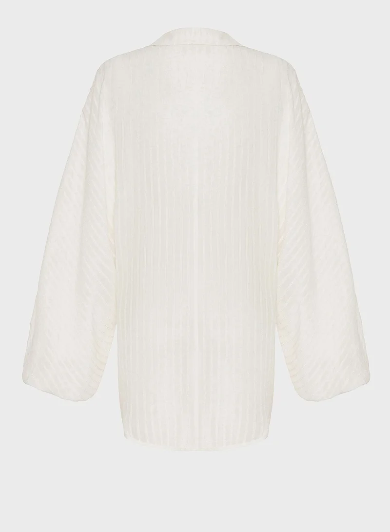 Nocturne Button Down Flowy Shirt