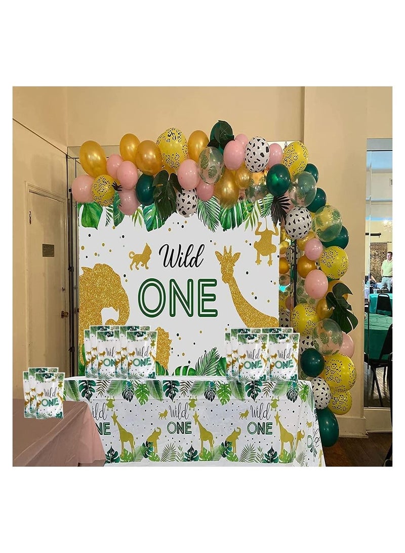 SYOSI Party Favor Bags, 50Pcs Jungle Party Bag, Gift Bag, Jungle Safari Party Favors, Plastic Goodies Candy Treat Snack Bag for Kids Jungle Safari Animal Birthday Baby Shower Holiday Party Supplies - Image 5