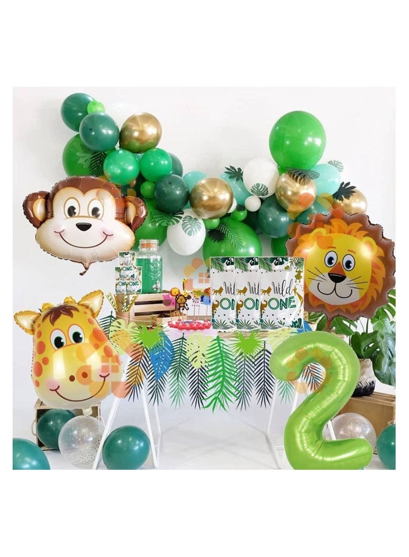 SYOSI Party Favor Bags, 50Pcs Jungle Party Bag, Gift Bag, Jungle Safari Party Favors, Plastic Goodies Candy Treat Snack Bag for Kids Jungle Safari Animal Birthday Baby Shower Holiday Party Supplies - Image 3