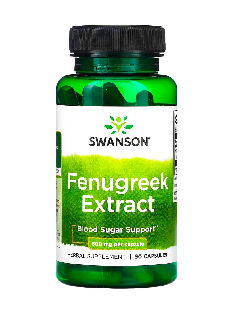 Fenugreek Extract 500 mg 90 Capsules