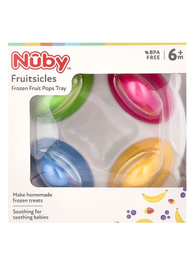 Nuby, Fruitsicles, Frozen Fruit Pops Tray, 6+ Months, 4 Pack - Image 2