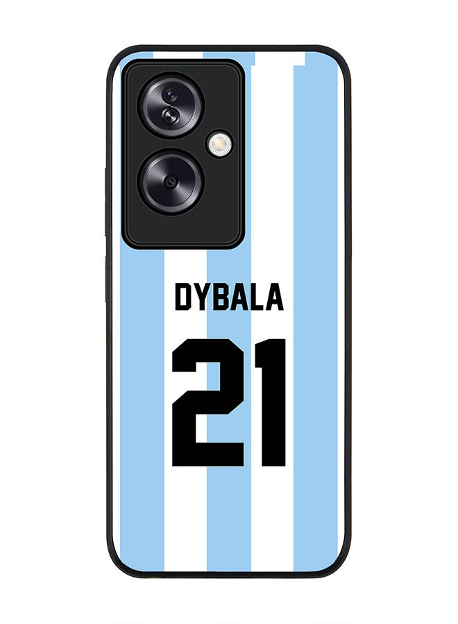 Stylizedd Rugged Black Edge Case for OnePlus Nord N30 SE, Slim fit Flexible Case Cover - Football Team - Argentina, Player Name - Dybala - Image 1