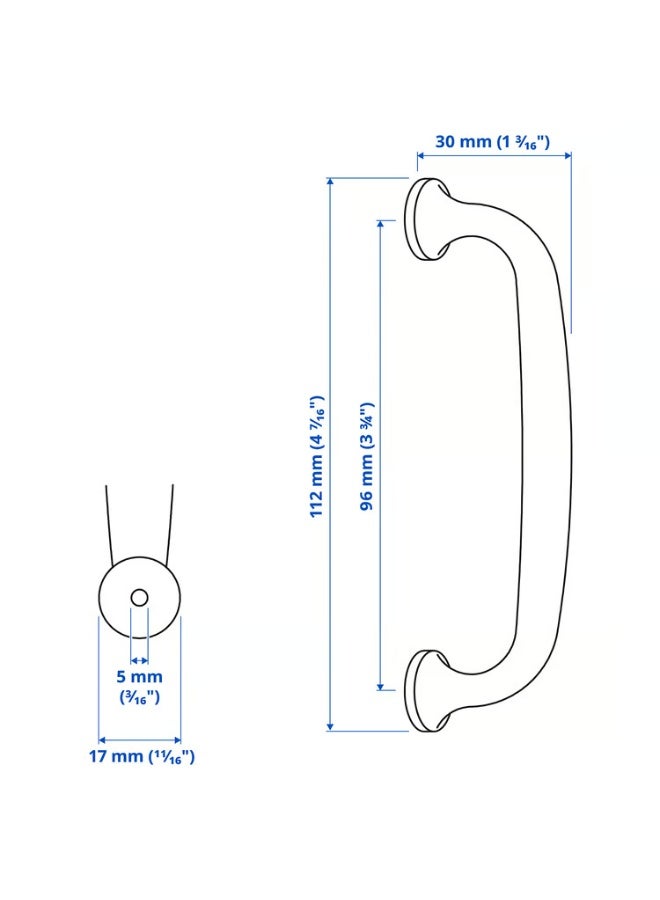 2-Pack Handle Brass color 112 mm - Image 5
