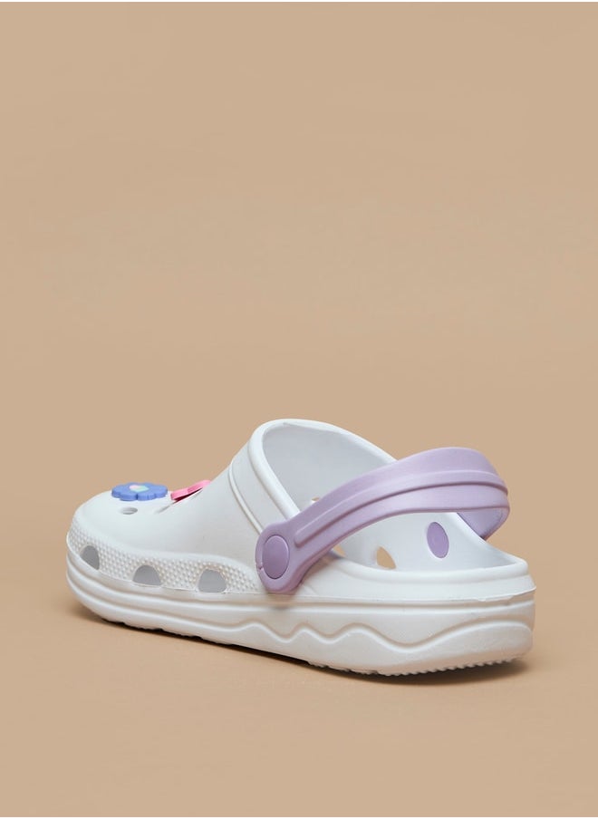 Disney - Girls Minnie Mouse and Daisy Duck Print Slip-On Clogs - Image 1