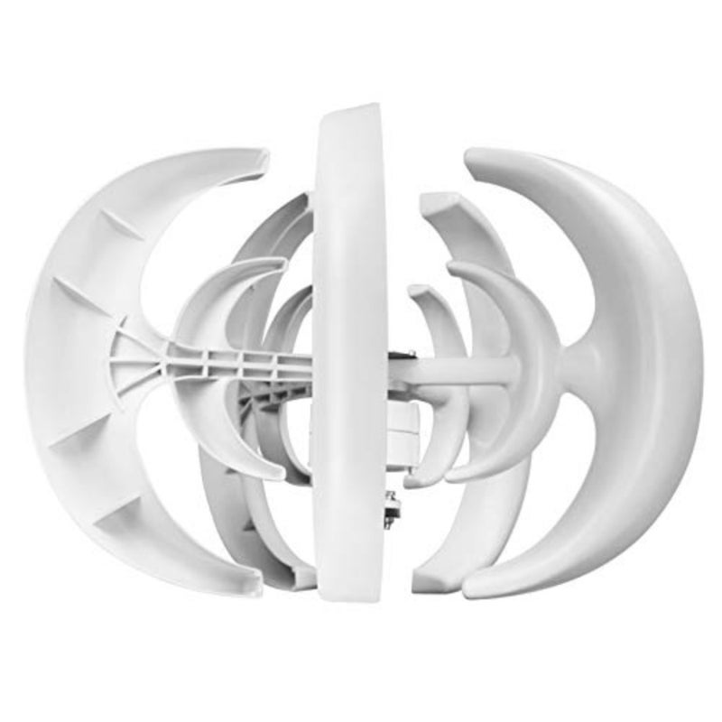 12V 1200W Wind Generator with Charger Controller 5 Blades Minitype Lantern Wind Turbine Generator Kit Clear Energy Windmill for Home Highways Boats - Image 1