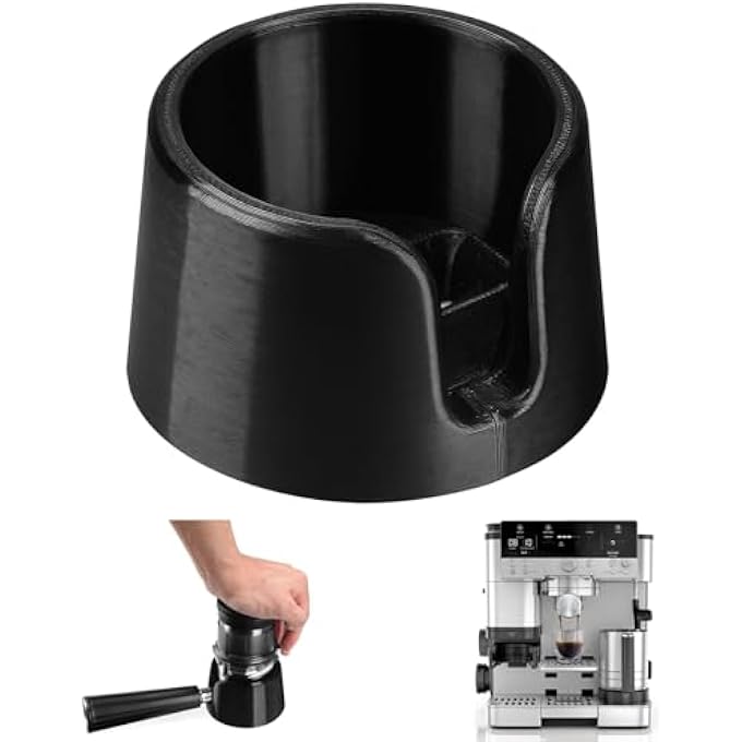 كاست ويف حامل مكبس القهوة لماكينة Ninja Espresso Es601، حامل فلتر قهوة Petg مضاد للانزلاق لماكينة Luxe Cafe، قاعدة دعم يدوية للضغط المستقر، ملحقات استخلاص الإسبريسو المحسن - Image 2