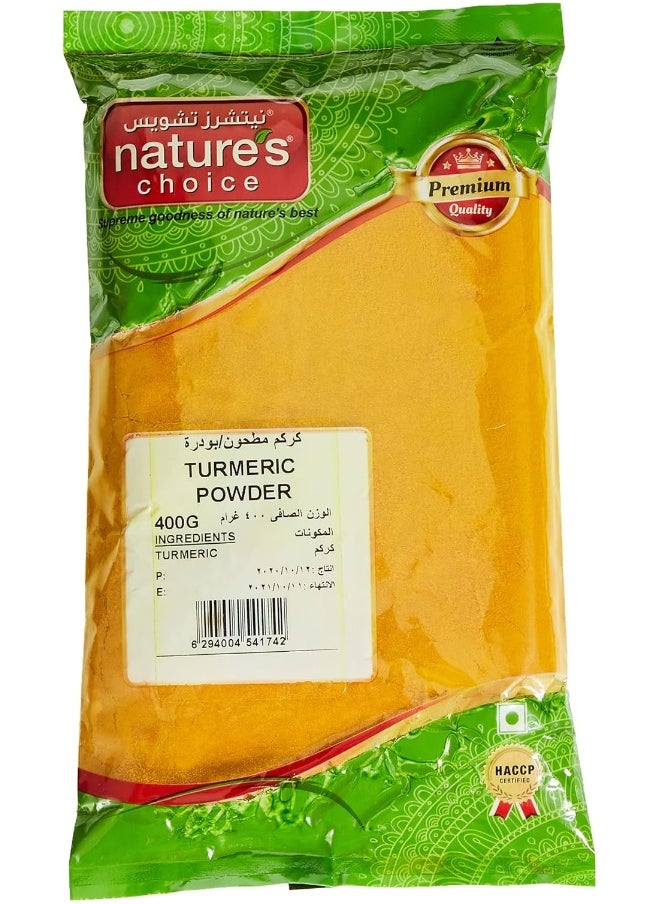 Nature's Choice Natures Choice Turmeric Powder, 400 Gm  - Image 1