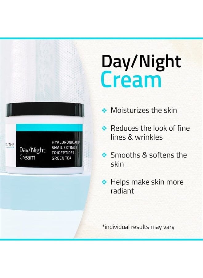 Yeouth - Day/Night Cream with Hyaluronic Acid & Copper Tripeptide-1, Day and Night Cream Moisturizer for Face, Cream for Wrinkles, Dark Spots & Dull Skin, Anti Aging Face Cream for Women & Men - Image 1