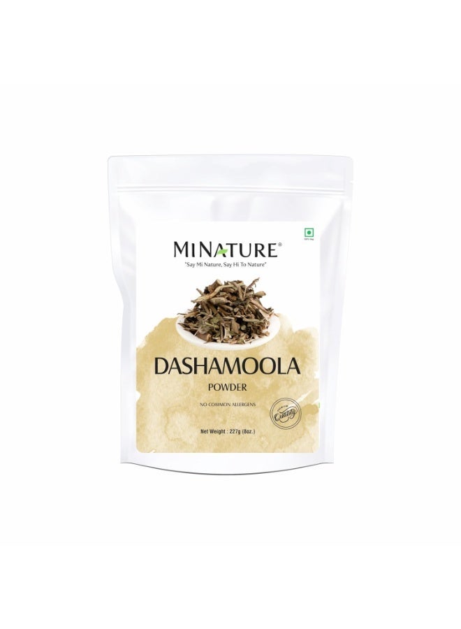Mi Nature Dashamoola powder | 227g (8oz) | Herbal Health Care Blend | Made with 10 Traditional Herbs | Pure & Natural - Image 1